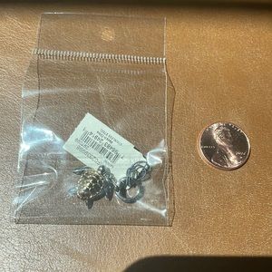 NWT - FOSSIL - Gold and Silver Turtle Charm